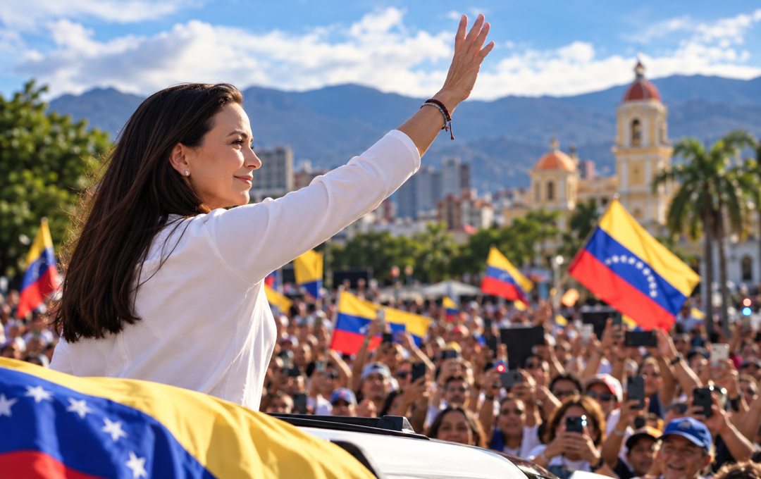 María Corina Machado regresa a Venezuela tras casi diez meses fuera del país