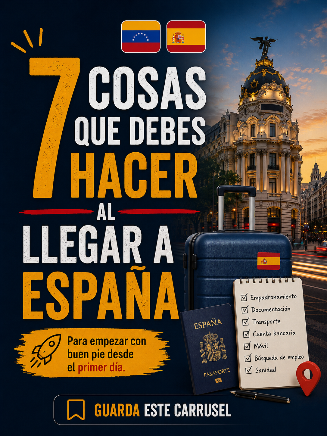 ¿Acabas de llegar a España? Hay cosas que conviene hacer cuanto antes